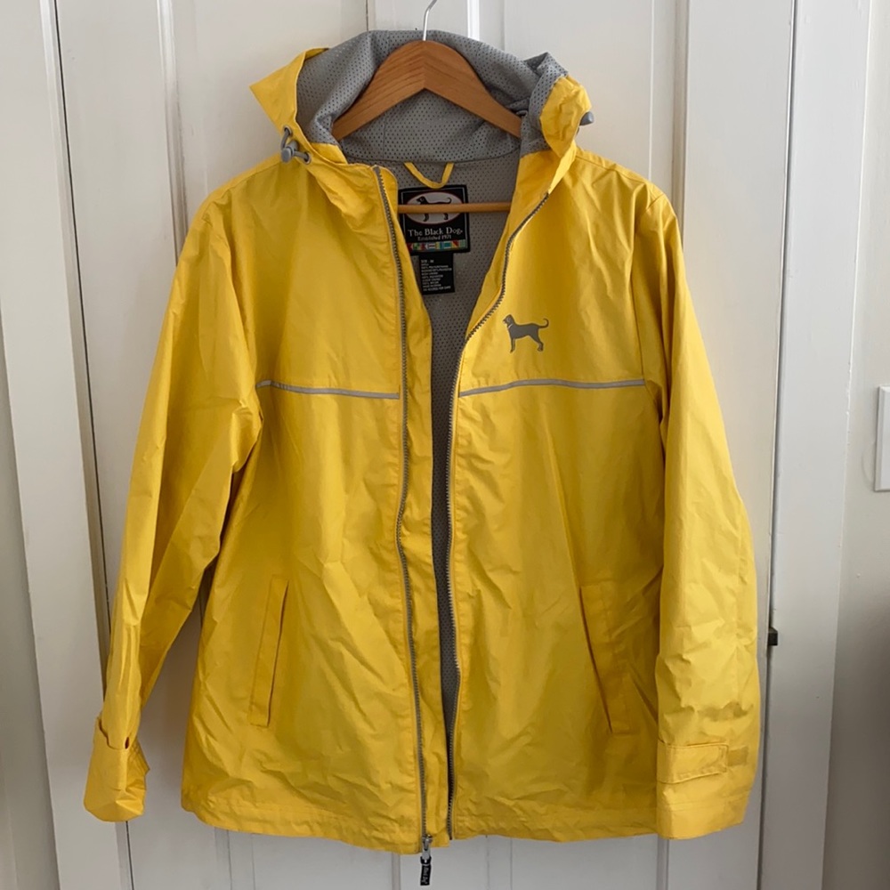 The Black Dog raincoat